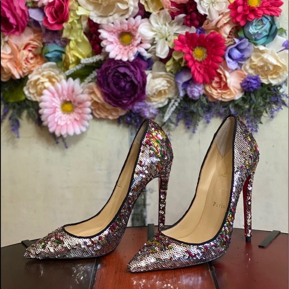 Multi Color Sequins Heels Christian Louboutin - Picture 5 of 8